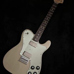 Fender Chris Shiflett Telecaster Deluxe RW Shoreline Goldの画像1