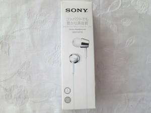 《SONY》ソニー　ステレオヘッドフォン　MDR－EX１５５　Wホワイト