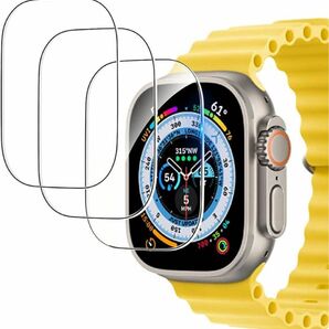 Apple Watch Series 3/2/1 42mm対応　ガラスフィルム　保護フィルム　3枚セット