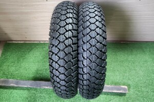 中古タイヤ IRC SN 22s 100/100-12 62j ２本 バイク等 A380