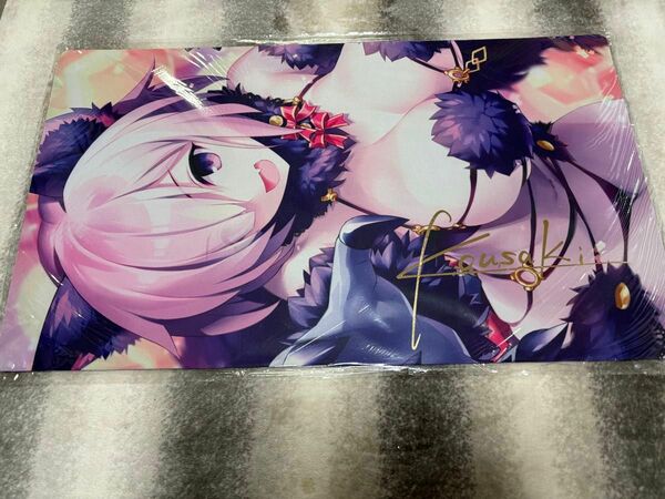 マシュ サイン 光崎 プレイマット ラバーマット fgo