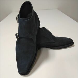 MAGNANNI スエード　ダブルモンクブーツ 40