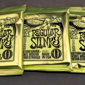 【3パック】ERNIE BALL(アーニボール)/Regular Slinky #2221