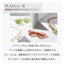 新品 日本製 サングラス PLAGLA:R PGR-02 CLEAR GREY / LIGHT BLUE プラグラ ライトカラー 薄い色 メンズ レディース ユニセックス モデル_画像7