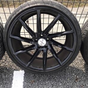 手渡し歓迎！VOSSEN CVT-R 19×8.5 PCD 5×100 225-35-19 アルミ タイヤ付 プリウスの画像3