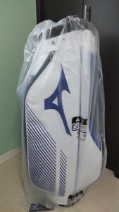  новый товар не использовался Mizuno Golf сумка caddy bag 9.0 type белый голубой 5LJC23G1 22 71cm 2.3kg MIZUNO спорт Golf 