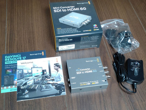 BlackmagicDesign Miniコンバーター SDI to HDMI 6G 未使用品 ブラックマジックデザイン
