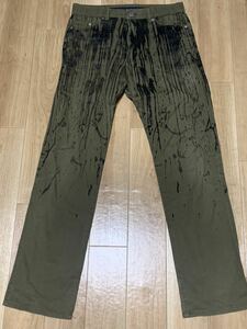 Jean Paul GAULTIER ジャンポールゴルチエ ゴルチェ　ジーンズ　デニム　パンツ　ペイント　pants jeans denim