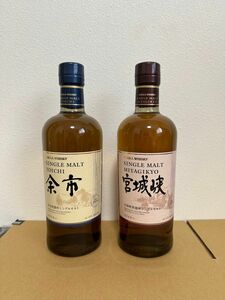 ニッカ　余市　宮城峡　700ml セット シングルモルト ウイスキー NIKKA ニッカウヰスキー