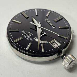 【可動品】Grand Seiko 自動巻き ムーブメント 3days パワーリザーブ Cal.9S67A WGリューズ・風防・機止めネジ付属 【現状】№62772の画像7