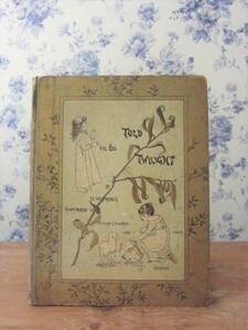  antique *TOLD in the TWILIGHT* black mo lithograph * old book / secondhand book / foreign book /book