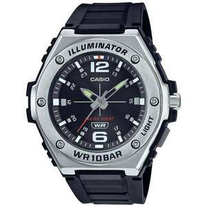 【新品/即決/送料410円/保証/ギフト包装】 CASIO ILLUMINATOR 見やすい LEDライト 10気圧防水 MWA-100H-1AJF メンズ腕時計 M40413-13