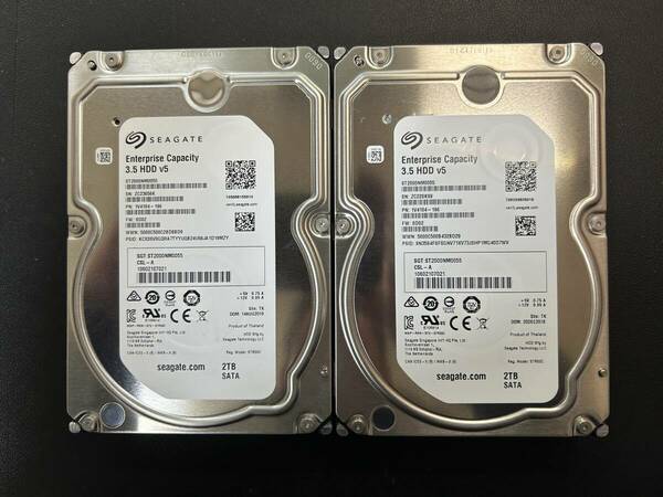 #1『正常』判定 SEAGATE HDD 2.0TB x 2個セット ■動確認済 ■送料無料