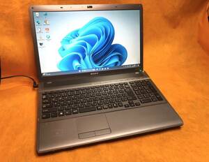 ★i7＆GPU搭載★SONY VAIO/NVIDIA GeForceGT310M/大画面16.4型/フルHD/i7/メモリ8GB/爆速SSD240GB/ブルーレイ/Office/Bluetooth/Win11