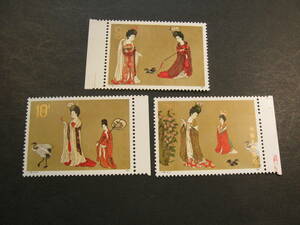[614] China stamp China .( Tang beautiful person ) T89 3 kind 
