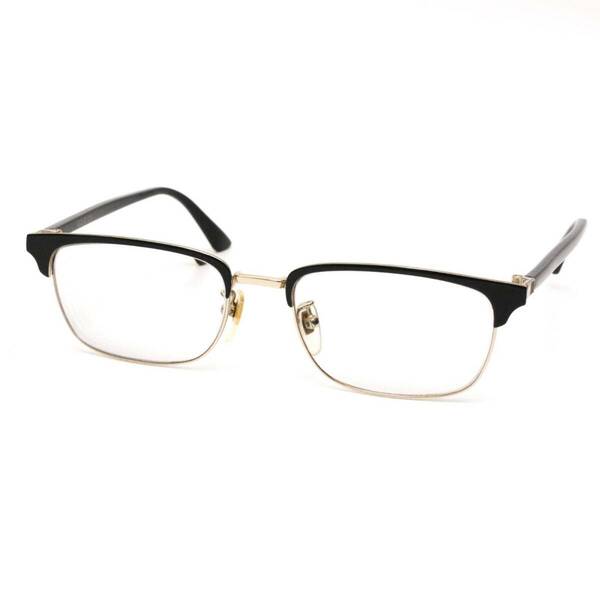 グッチ GG0131O シェリー ライン 眼鏡 メガネ アイウェア ボストン メタル プラスチック 黒 ブラック black ゴールド GUCCI
