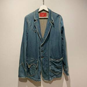 【送料無料】【マルジェラ期】02SS Levi’s RED リーバイスレッド Guy’s Warped Coat M ガイズ ワープド コート デニム ジャケット