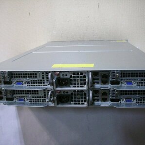 SGI Rackable 4ノード SERVER C112-4GP3-R-FS(Xeon 16Core E5-2697A 2.6GHz x 8/512GB/SATA 1TB x 8の画像9