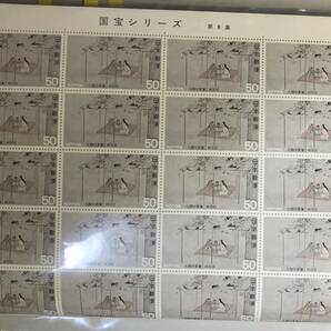 切手シート 国宝シリーズ 管理：B14の画像1