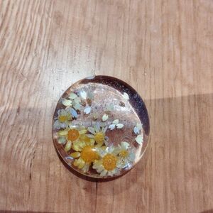 ハンドメイド　箸置き　黄色のお花畑　レジン