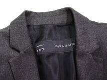 ザラ ZARA BASIC 大人素敵スタイル☆ バイカラー 切り替え デザインジャケット XS_画像6