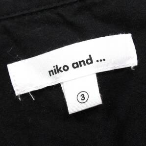 ニコアンド niko and… 大人可愛い☆ 洗える 綿 ロングシャツワンピース 3 M 羽織にもの画像6