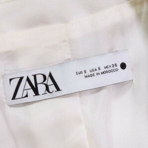 ザラ ZARA 大人素敵スタイル☆ サイドベルト デザインジレ ベスト Sの画像7