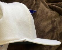 Lサイズ ミズノ　野球　練習帽 プラクティス　キャップ　帽子　ホワイト　白　練習用　ユニフォーム　レトロ_画像9