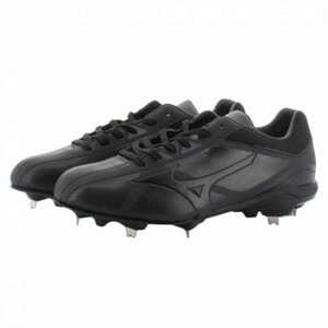 Цена 8800 иен 25,0 см Mizuno Prime Buddy Prime Buddy встроенный бейсбол Spike Black Black Shoes Munior High School Бесплатная доставка