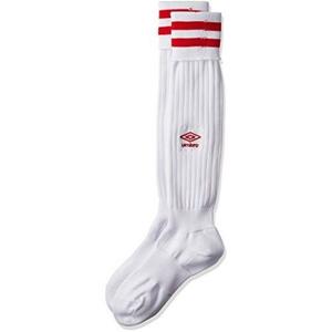 25.26.27cm socks soccer sport white stockings socks umbro red red 