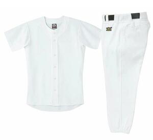 Цена 8360 иен 130 Mizuno очищается и нижняя сета белый белый бейсбол младший мальчики и детские униформы рубашки брюки брюки Обычные