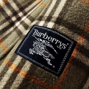 H15【完全頂点!!カシミヤ】定価14万 美品●BURBERRY collection●ノバチェック柄●ステンカラージャケットコート●メンズ バーバリーコートの画像9