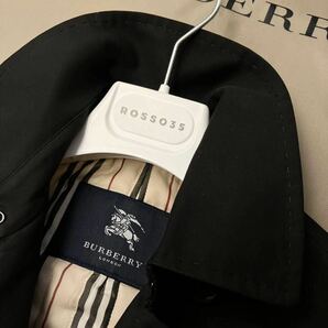 Se11【springコーデを先取り】定価12万 超美品●BURBERRY LONDON●輝くギャバジンコットン!!トレンチコート●メンズ バーバリーコート 9号の画像3