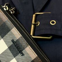 J40【鮮やかスプリングコーデ】参考価格12万●超美品BURBERRY BLUE LABEL●ライナートレンチコート バーバリーコート レディース　秋冬春!_画像6