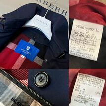 J40【鮮やかスプリングコーデ】参考価格12万●超美品BURBERRY BLUE LABEL●ライナートレンチコート バーバリーコート レディース　秋冬春!_画像10