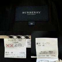 【イタリア製トレンチ】参考価格12万●超美品BURBERRY LONDON●人気のトレンチ●高級バーバリーコート レディース　大きめ_画像10