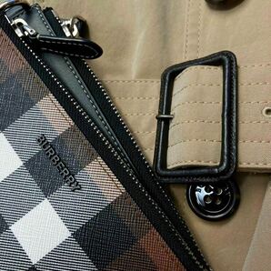 K21【人気の王道トレンチ】参考価格15万●超美品BURBERRY LONDON●華やかなシルエット●ジャケットコート バーバリーコート レディースの画像5