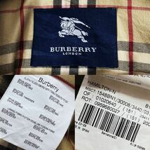 K33【極上スイングトップ】定価16万●BURBERRY LONDON●本場のスペイン製●高級ブルゾンジャケットコート バーバリーコート メンズ　L _画像10