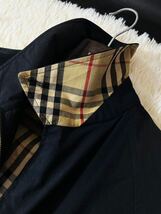 K33【極上スイングトップ】定価16万●BURBERRY LONDON●本場のスペイン製●高級ブルゾンジャケットコート バーバリーコート メンズ　L _画像3