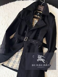 M21【ロンド紳士愛用品!!】定価15万 超美品●BURBERRY BLACK LABEL●圧倒的存在感●高級トレンチコート バーバリーコート メンズ M