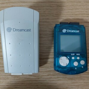 SEGA セガ Dreamcast ドリームキャスト本体 コントローラ ビジュアルメモリ付きの画像2