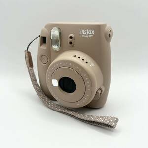 FUJIFILM instax mini 8+ ココア ブラウン インスタントカメラ 簡易動作確認済 チェキ本体 チェキ