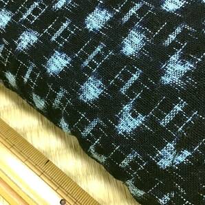古布1115 カルサン 紐タイプ 袴タイプのモンペ 木綿 絣 パンツ丈85ｃｍ 着用可 リメイク材料の画像7