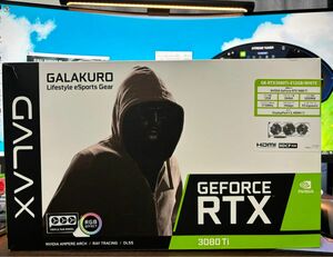 RTX3080ti 玄人志向 GALAKURO グラフィックボード WHITE GAMING