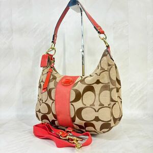 240405-COACH Coach signature 2way shoulder bag Cross body diagonal .. lady's woman bag 