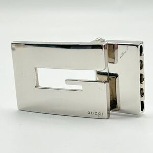 240412-GUCCI グッチ ベルトバックル シルバーカラー系 バックルのみ ベルト用金具