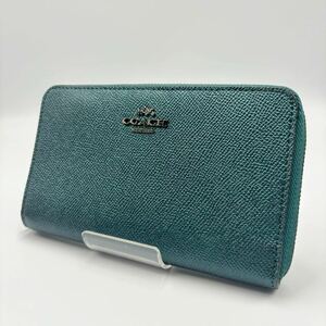 240419-COACH コーチ ラウンドファスナー ウォレット 財布 小銭入れあり レディース