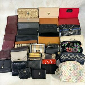 [ purse small articles large amount set sale 40 point ] Bottega Cartier Burberry Vuitton Dunhill Coach Feiler other pouch long wallet coin case other 