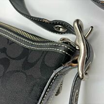 240426-COACH コーチ ショルダーバッグ 斜め掛け クロスボディ ショルダーバッグ 鞄 レディース 婦人バッグ ブラック系_画像7