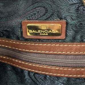 240419-BALENCIAGA バレンシアガ ボストンバッグ 旅行鞄 大容量 ヴィンテージ 鍵付 鞄の画像10